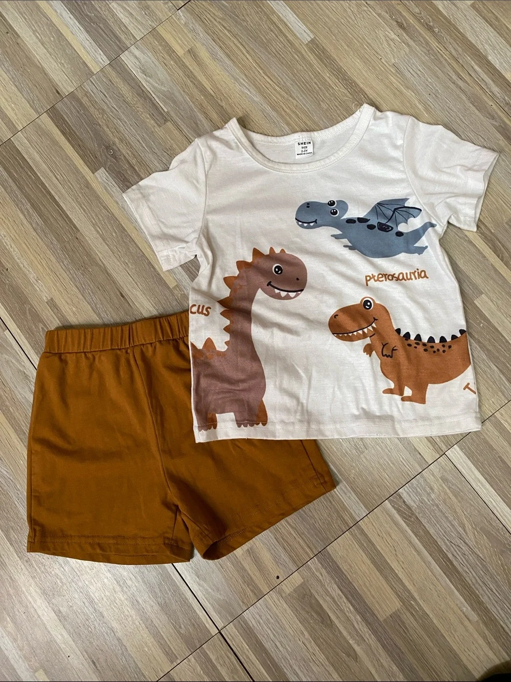SHEIN 2 piece shorts set size toddler boys 2T